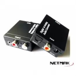 CONVERSOR AUDIO OPTICO A RCA NETMAK NM-RCA