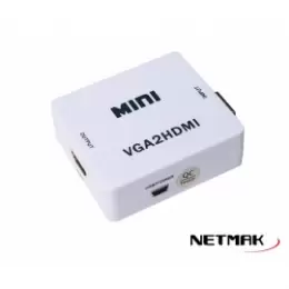 CONVERSOR VGA A HDMI C/AUDIO NM-HD2