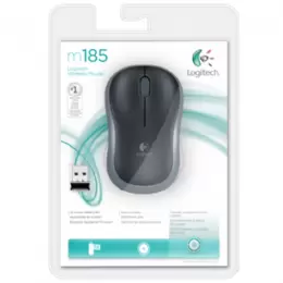 MOUSE WIRELESS LOGITECH M185 GREY