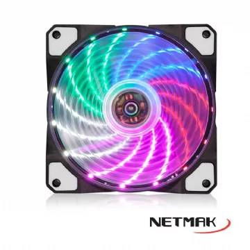 CASE FAN 120MM RGB NETMAK NM-12RGB