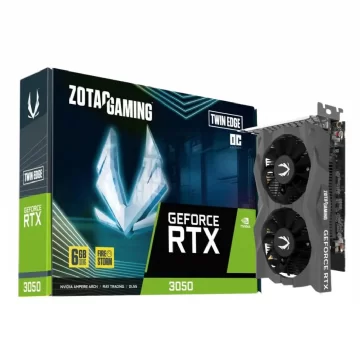 VIDEO GEFORCE RTX 3050 6 GB. ZOTAC TWIN EDGE OC