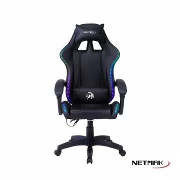 SILLA GAMER NETMAK NM-BEAST RGB