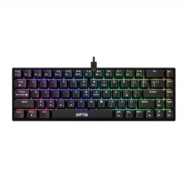 TECLADO RAPTOR FIRECLAW M68 BLACK