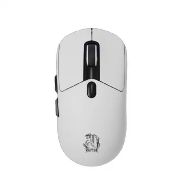 MOUSE WIRELESS RAPTOR STORM GRIP 7-BTN WHITE