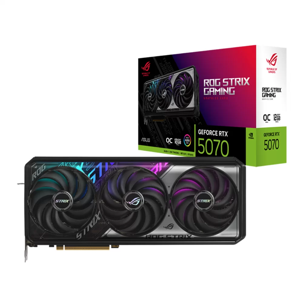 VIDEO GEFORCE RTX 5070 12 GB. ASUS ROG STRIX – NewComputers