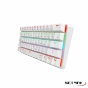 TECLADO MECANICO NETMAK NM-DOMINATE WHITE