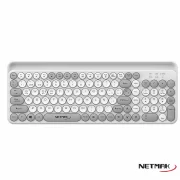 TECLADO BLUETOOTH NETMAK NM-KB380-W BLANCO