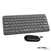 TECLADO Y MOUSE WIRELESS NETMAK KB850 NEGRO