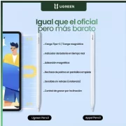 LAPIZ INTELIGENTE PARA IPAD UGREEN LP653