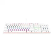 TECLADO RAPTOR FIRECLAW M104 RED WHITE