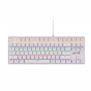 TECLADO RAPTOR FIRECLAW M87 WHITE