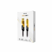 CABLE USB/USB-C/LIGHTNING 4-EN-1 NETMAK NM-123