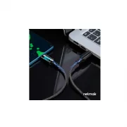 CABLE USB-C / USB-C NETMAK NM-125 60W C/DISPLAY