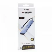 ADAPTADOR TYPE C NM-6EN1 USB-C/HDMI/TF/SD/USB