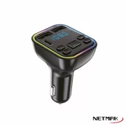 TRANSMISOR DE FM C/BLUETOOTH NETMAK NM-CAR38