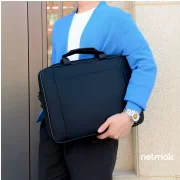 MALETIN PORTA NOTEBOOK NETMAK NM-ML3 NEGRO