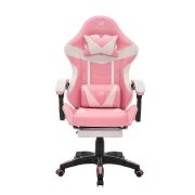 SILLA GAMER NETMAK NM-SG905-P C/APOYAPIES ROSA