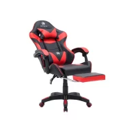 SILLA GAMER NETMAK NM-SG905-R C/APOYAPIES ROJO
