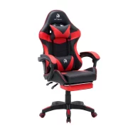 SILLA GAMER NETMAK NM-SG905-R C/APOYAPIES ROJO