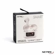 AURICULARES BLUETOOTH NETMAK NM-SMART ANC / DISPLAY