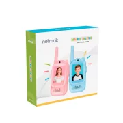 WALKIE TALKIES CON CAMARA NETMAK NM-WALKIE AZUL/ROSA (PACK X2)