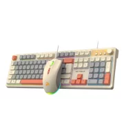 TECLADO Y MOUSE NETMAK NM-TM34 MINIMALISTA