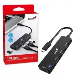 HUB USB-C GENIUS UH-400 4 X USB-A 3.0