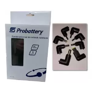 FUENTE NOTEBOOK UNIVERSAL 65W PROBATTERY