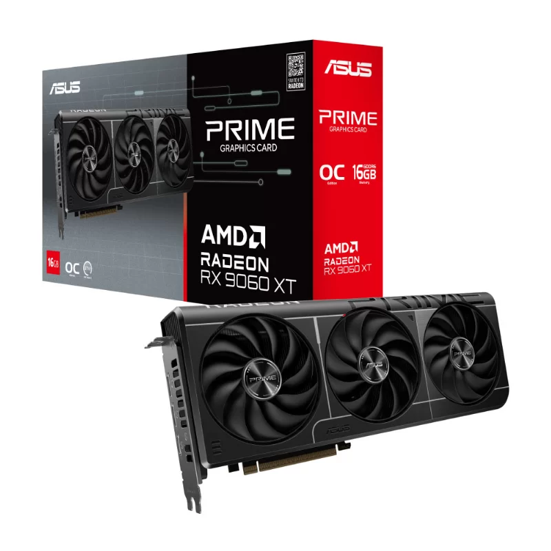 VIDEO RADEON RX 9060XT 16 GB. ASUS PRIME