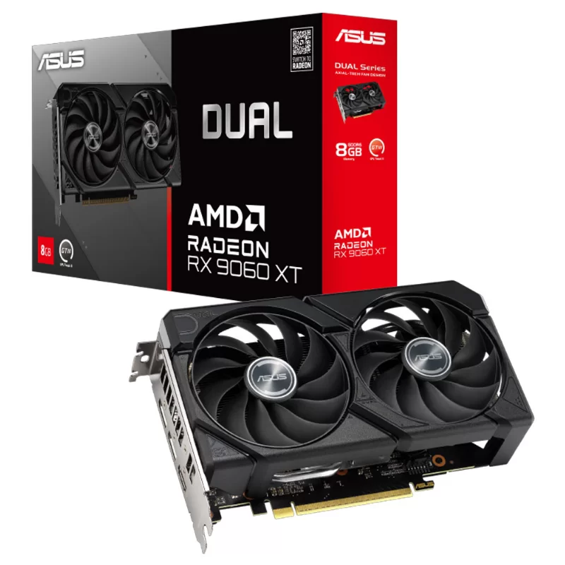 VIDEO RADEON RX 9060XT 8 GB. ASUS DUAL