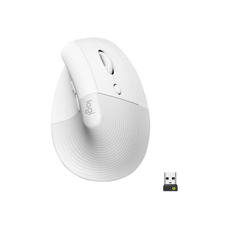 MOUSE WIRELESS LOGITECH LIFT ERGO WHITE