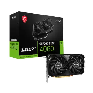 VIDEO GEFORCE RTX 4060 8 GB. MSI VENTUS 2X BLACK