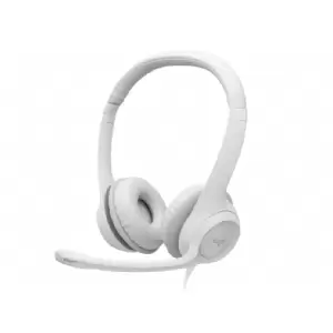 AURICULAR C/MIC LOGITECH COMFORT H390 WHITE