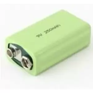 BATERIA 9V RECARGABLE 9V 250 MAH NIQUEL METAL