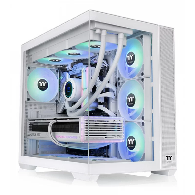 GABINETE THERMALTAKE VIEW 380 PLUS SNOW TG ARGB