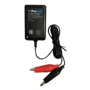CARGADOR DE BATERIAS 12V 1.4A C/CORTE AUTOMATICO