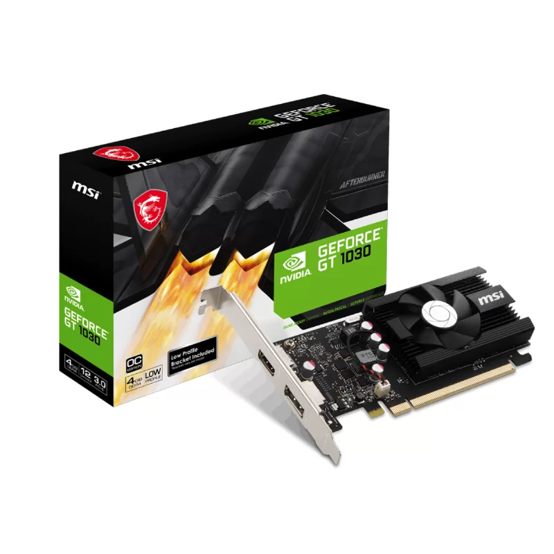 VIDEO GEFORCE GT1030 4 GB. DDR4 MSI