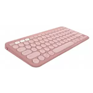 TECLADO BLUETOOTH LOGITECH K380S PEBBLE KEYS 2 ROSE