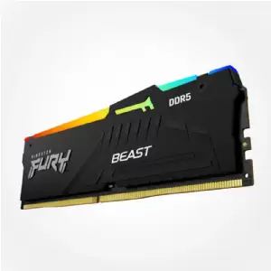 DDR5 32 GB. 6000 MHZ KINGSTON FURY BEAST BLACK RGB