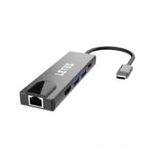 DOCKING LETOS LE-HB005 USB-C HDMI-LAN-USB3-PD