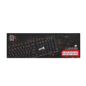 TECLADO RAPTOR FIRECLAW M104 RED OTEMU