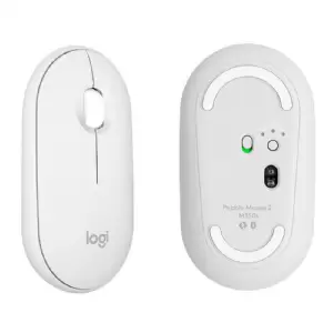 MOUSE WIRELESS LOGITECH M350S PEBBLE2 WHITE