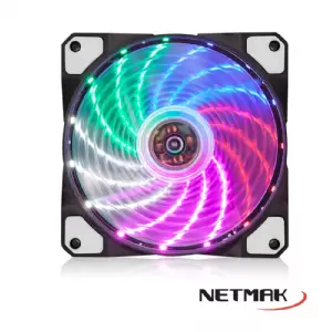 CASE FAN 120MM RGB NETMAK NM-12RGB