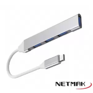 HUB USB TYPE C 3xUSB2.0 1xUSB3.0 NETMAK NM-AC09