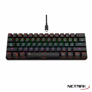 TECLADO MECANICO NETMAK NM-DOMINATE BLACK