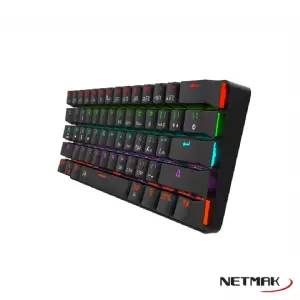TECLADO MECANICO NETMAK NM-DOMINATE BLACK
