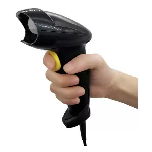 SCANNER CODIGO BARRAS OCOM USB OCBS-LA15 1D C/BASE