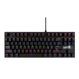 TECLADO RAPTOR FIRECLAW M87 RED OTEMU
