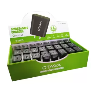 CARGADOR 220V USB 2.4W OTAWA RT021C