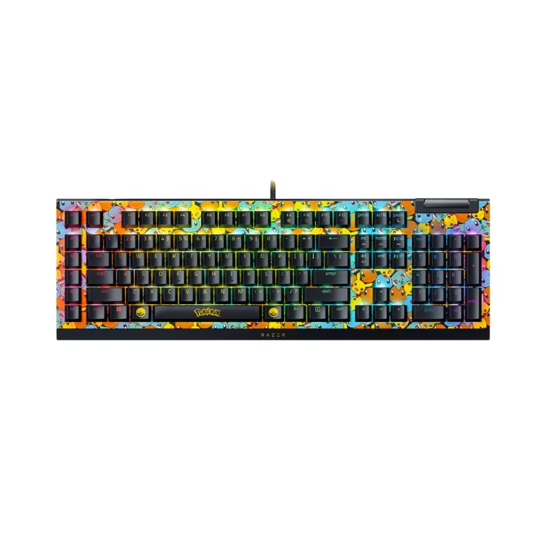 TECLADO RAZER BLACKWIDOW V4 X POKEMON EDITION